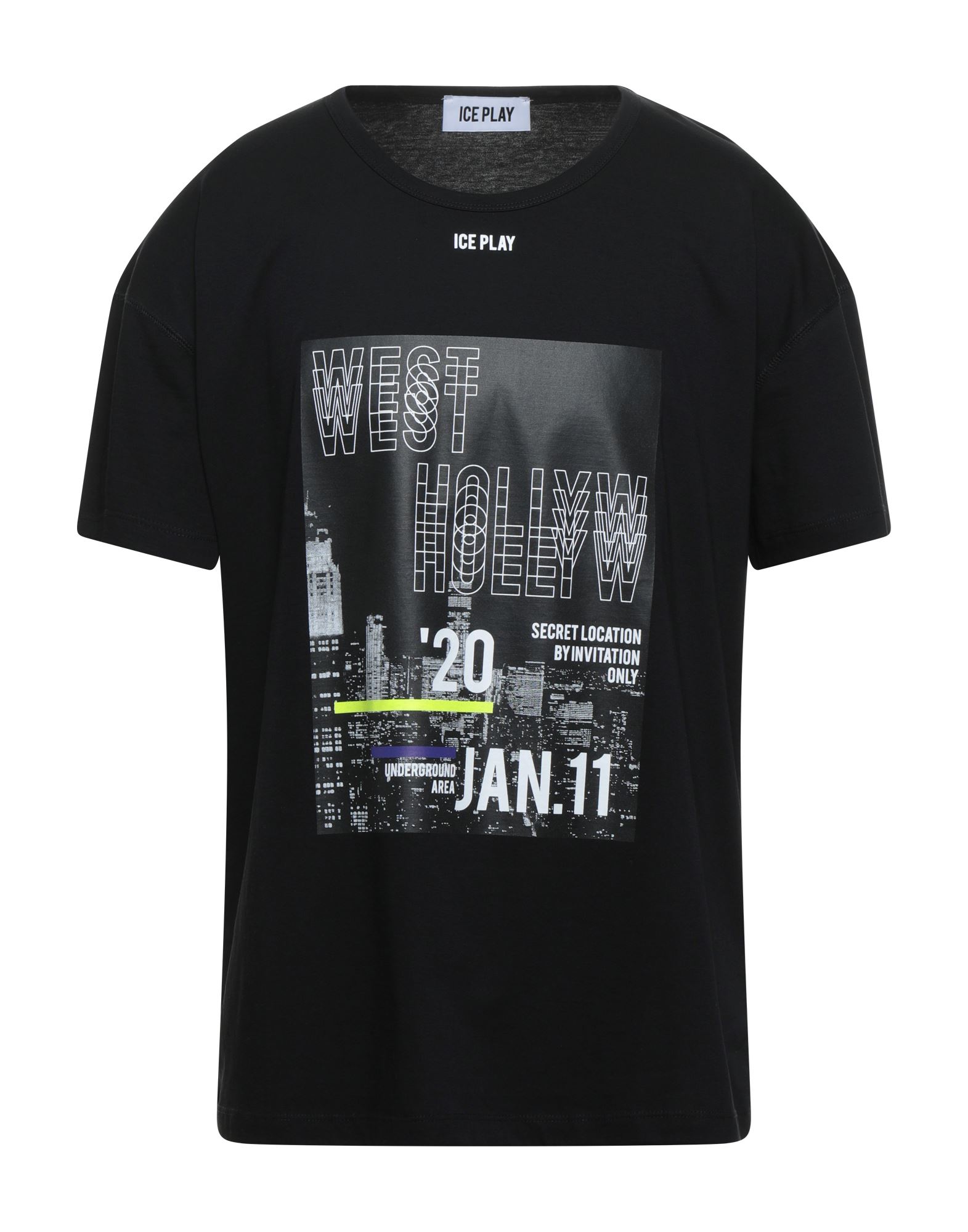 ICE PLAY T-shirts Herren Schwarz von ICE PLAY