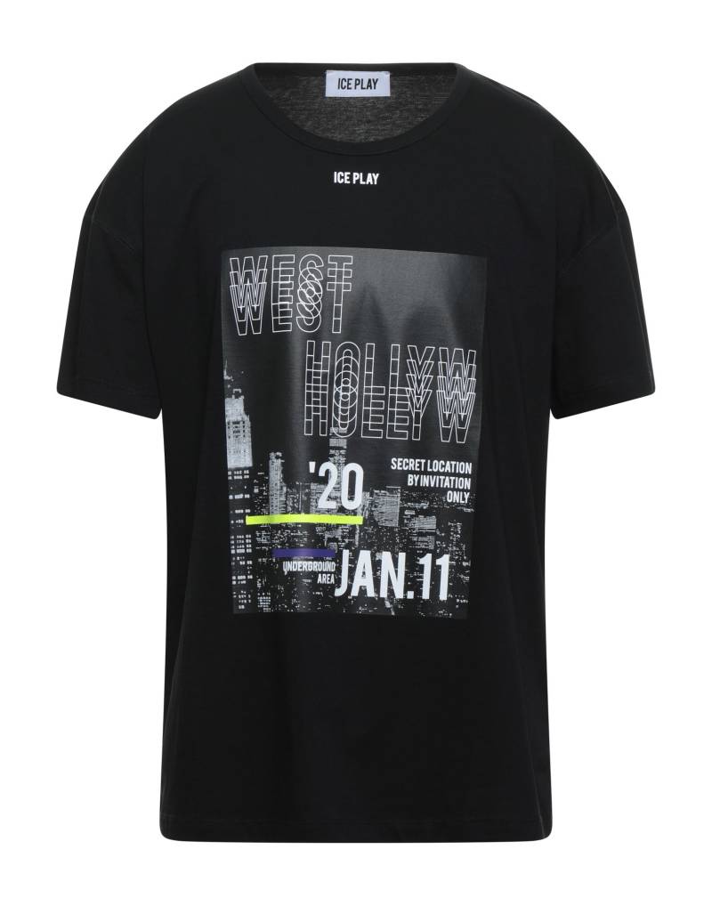 ICE PLAY T-shirts Herren Schwarz von ICE PLAY