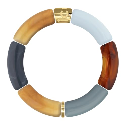 ICE-WATCH N/A Damen Jewellery – Bella Armband Ochre Blue – Modisches Armband für Damen (024178), mehrfarbig, Einheitsgröße, Einheitsgröße, Acryl, Acryl von ICE-WATCH