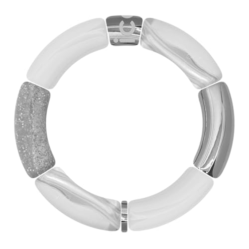 ICE Jewellery - Bella bracelet - Silver transp white - Weißes und silbernes Modearmband für Frauen (023558) von ICE-WATCH