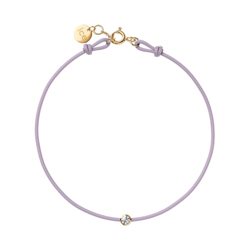 ICE Jewellery - Diamond bracelet - Kordel Flieder (021106) von ICE-WATCH