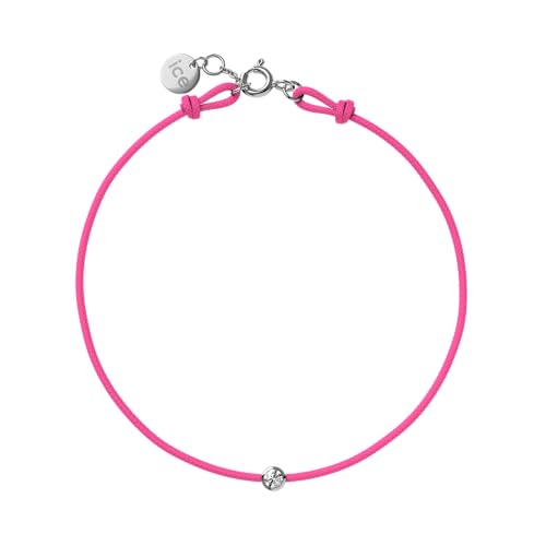 ICE Jewellery - Diamond bracelet - Kordel Neon-Rosa (021104) von ICE-WATCH