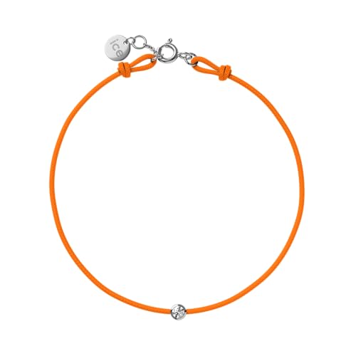 ICE Jewellery - Diamond bracelet - Kordel Neon orange (021098) von ICE-WATCH