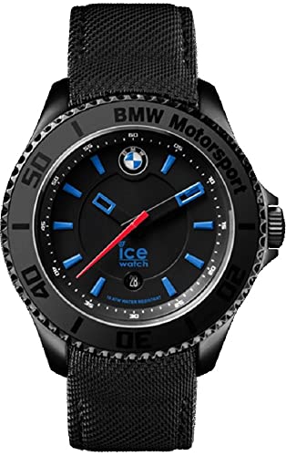 ICE-WATCH BMW Motorsport Herren Uhr analog Quarzwerk mit Leder Armband BM.KLB.U.L.14 von ICE-WATCH