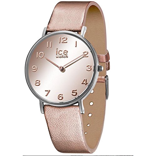 Ice Watch Damen Analog Quarz Uhr mit Leder Armband 014435 von ICE-WATCH