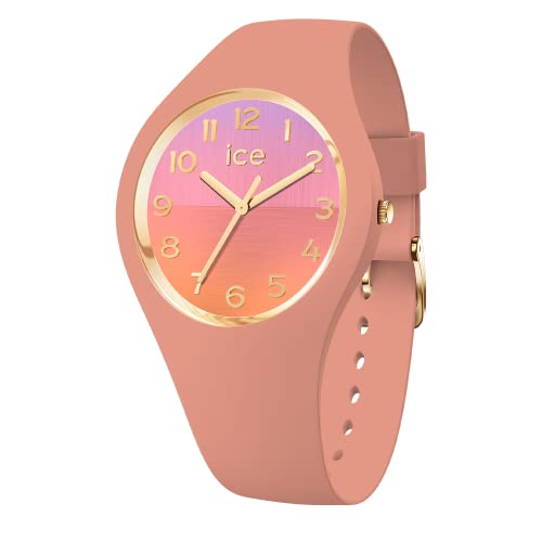 Ice-Watch - ICE horizon Clay - Rosa Damenuhr mit Silikonarmband - 021355 (Small) von ICE-WATCH