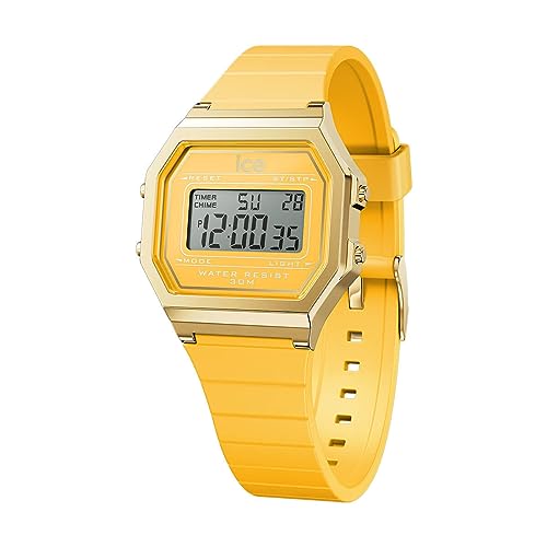 Ice-Watch - ICE digit retro Light pineapple - Orange Damenuhr mit Plastikarmband - 022053 (Small) von ICE-WATCH