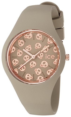 ICE-WATCH - ICE skull Lichen - Grüne Damenuhr mit Silikonarmband - 001268 (Small) von ICE-WATCH