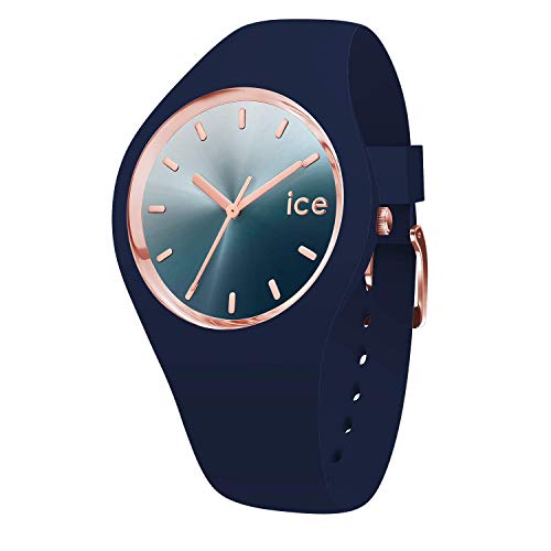 ICE-WATCH Sunset Damen Uhr analog Japanisches Quarzwerk mit Silikon Armband IC015751 von ICE-WATCH