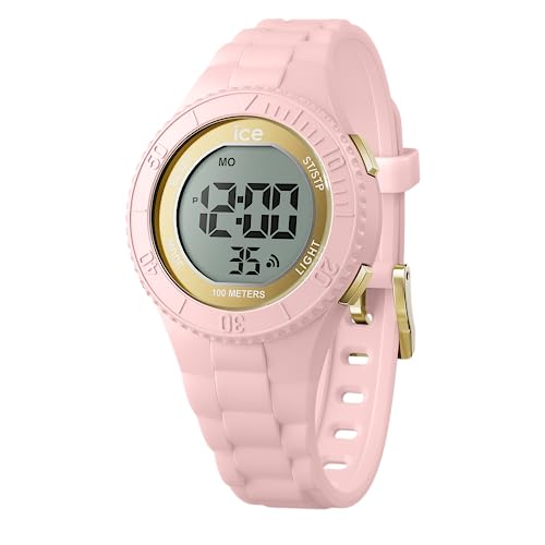 Ice-Watch - ICE digit Pink lady gold - Rosa Mädchenuhr mit Plastikarmband - 021608 (Small) von ICE-WATCH