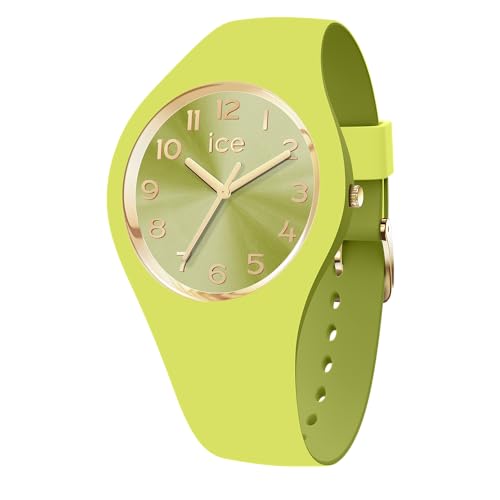 Ice-Watch - ICE duo chic Lime - Grüne Damenuhr mit Plastikarmband - 021820 (Small +) von ICE-WATCH