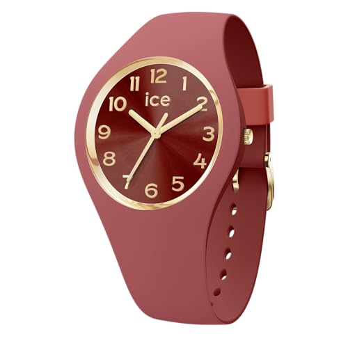 Ice-Watch - ICE duo chic Terracotta - Rot Damenuhr mit Plastikarmband - 021823 (Small +) von ICE-WATCH