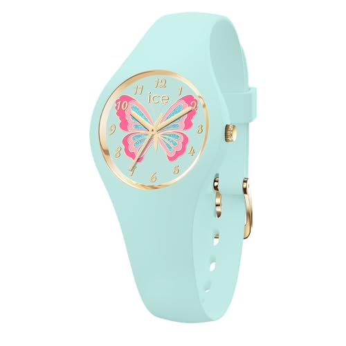 Ice-Watch - ICE fantasia Butterfly bloom - Blaue Mädchenuhr mit Plastikarmband - 021953 (Extra small) von ICE-WATCH