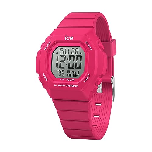 Ice-Watch - ICE digit ultra Pink - Rosa Mädchenuhr mit Plastikarmband - 022100 (Small) von ICE-WATCH