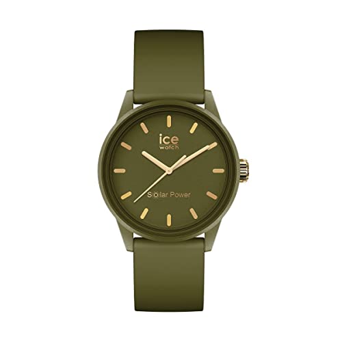 Ice-Watch - ICE solar power Khaki - Grüne Damenuhr mit Silikonarmband - 020655 (Small) von ICE-WATCH