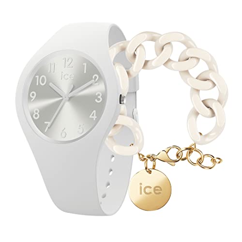 Ice Colour - Spirit - Small - 3H + Jewellery - Chain Bracelet - Almond Skin von ICE-WATCH