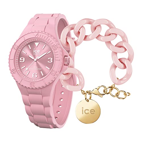 Ice Generation - Ballerina - Small - 3H + Jewellery - Chain Bracelet - Pink Lady von ICE-WATCH