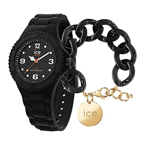 Ice Generation - Black Forever - Small - 3H + Jewellery - Chain Bracelet - Black von ICE-WATCH