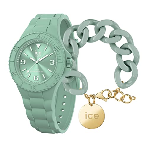 Ice Generation - Lagoon - Small - 3H + Jewellery - Chain Bracelet - Lagoon Green von ICE-WATCH