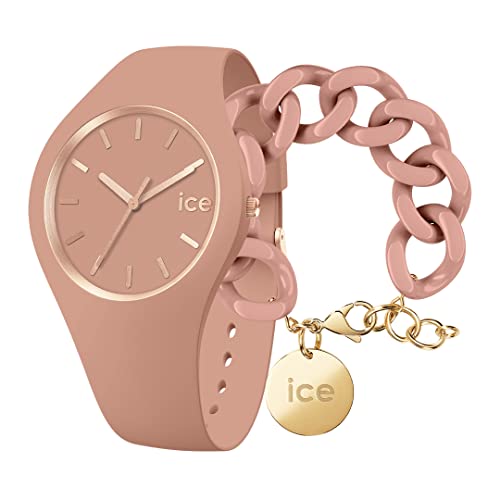 Ice Glam Brushed - Clay - Medium - 3H + Jewellery - Chain Bracelet - Clay von ICE-WATCH