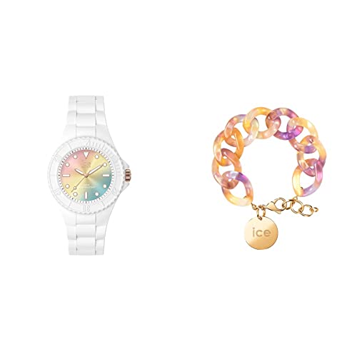 Ice - Jewellery - Chain Bracelet - Purple Lime + Ice Generation - Sunset Rainbow - Small - 3H von ICE-WATCH