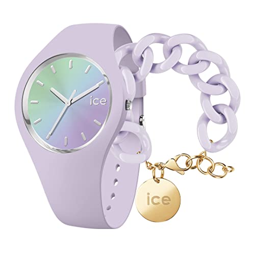 Ice Sunset - Pastel Lilac - Small - 3H + Jewellery - Chain Bracelet - Lavender von ICE-WATCH