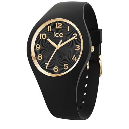 Ice Watch Damen Analog Quarz Armbanduhr Ice Champagne - Black von ICE-WATCH