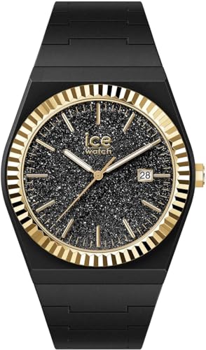 Ice Watch Damen Analog Quarz Armbanduhr Ice Power - PW1 - Black Glitter von ICE-WATCH