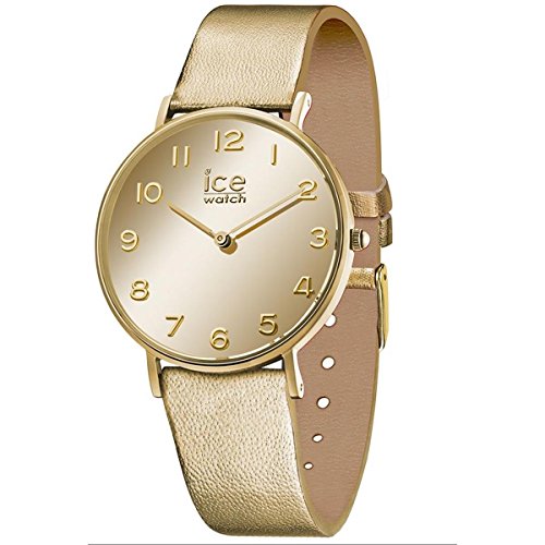 Ice Watch Damen Analog Quarz Uhr mit Leder Armband 014434 von ICE-WATCH