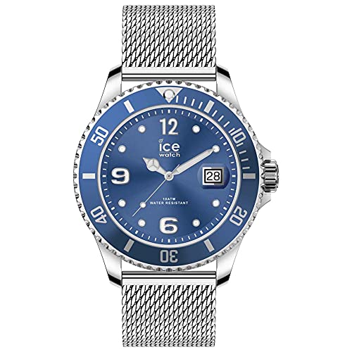 Ice Watch Ice Steel - Mesh Blue - Medium - 3H 017667 Unisexuhr von ICE-WATCH