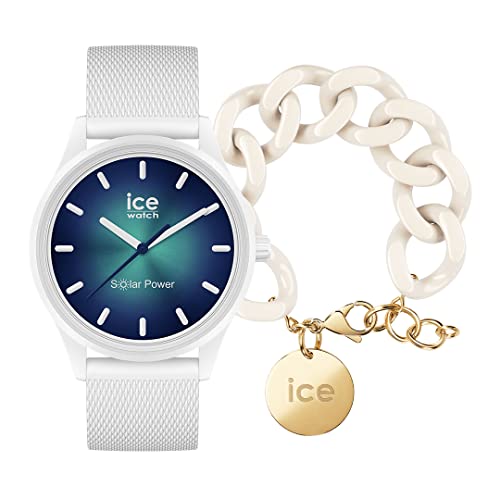 Ice solar Power - Abyss - Medium - 3H + Jewellery - Chain Bracelet - Almond Skin von ICE-WATCH