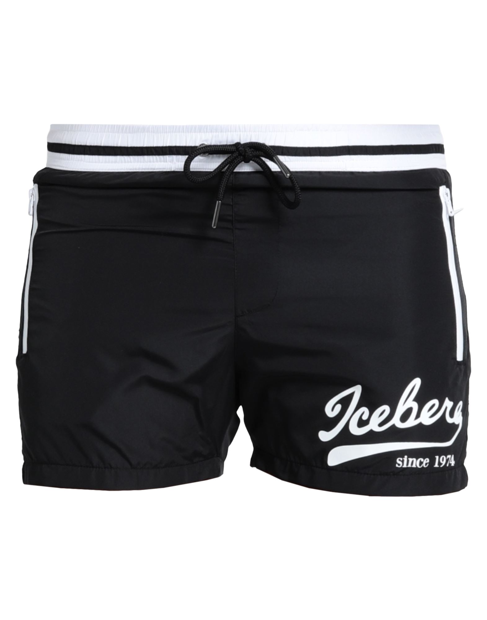 ICEBERG Badeboxer Herren Schwarz von ICEBERG