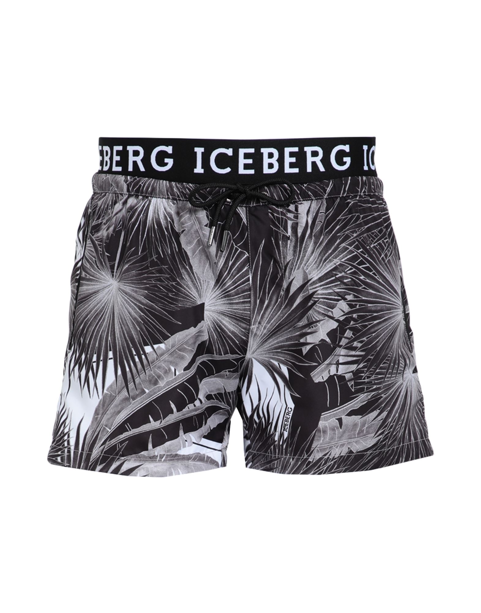 ICEBERG Badeboxer Herren Schwarz von ICEBERG