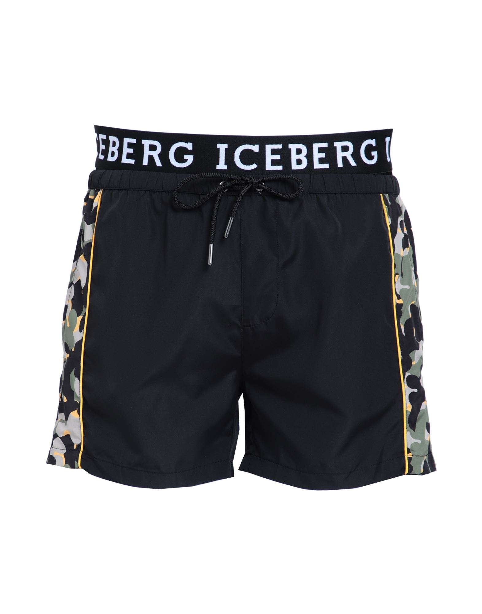 ICEBERG Badeboxer Herren Schwarz von ICEBERG