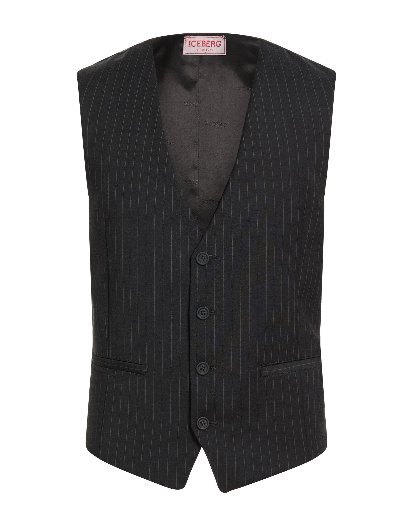 ICEBERG Couture-weste Herren Braungrau von ICEBERG