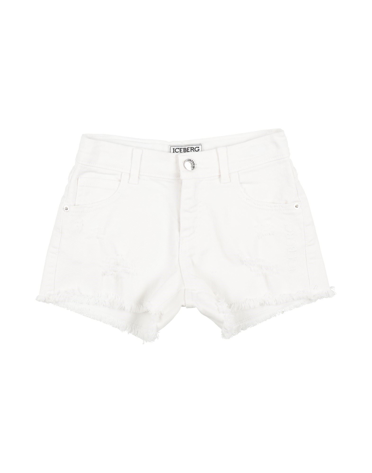 ICEBERG Jeansshorts Kinder Weiß von ICEBERG