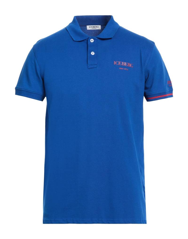 ICEBERG Poloshirt Herren Königsblau von ICEBERG