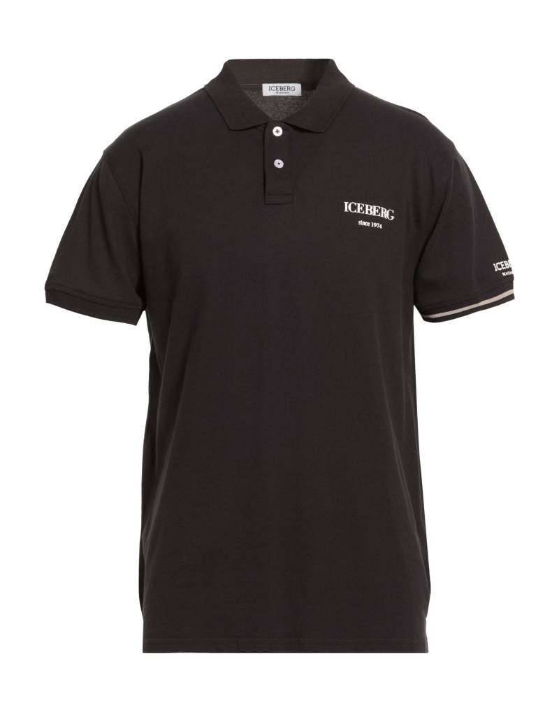 ICEBERG Poloshirt Herren Schwarz von ICEBERG