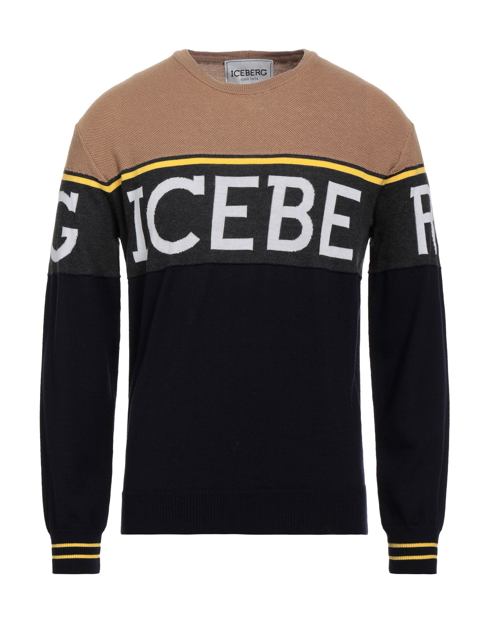 ICEBERG Pullover Herren Sand von ICEBERG