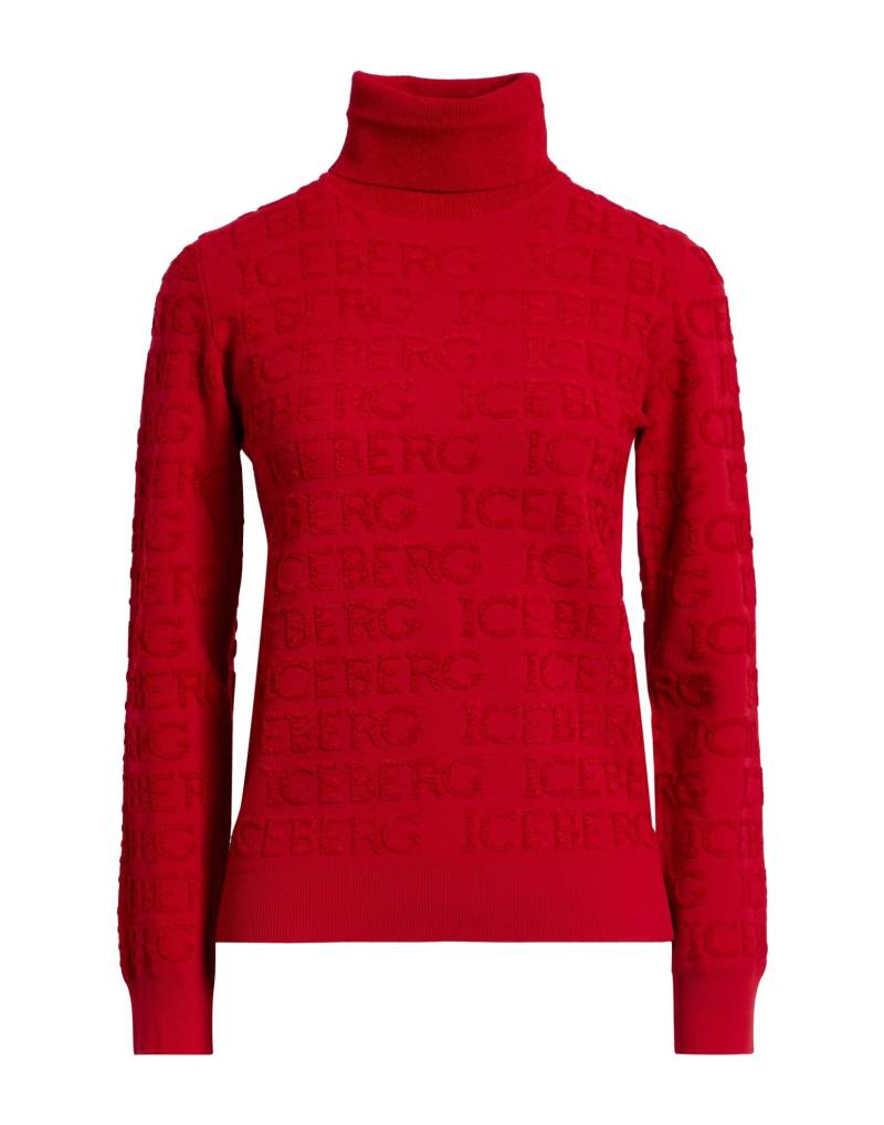 ICEBERG Rollkragenpullover Damen Rot von ICEBERG