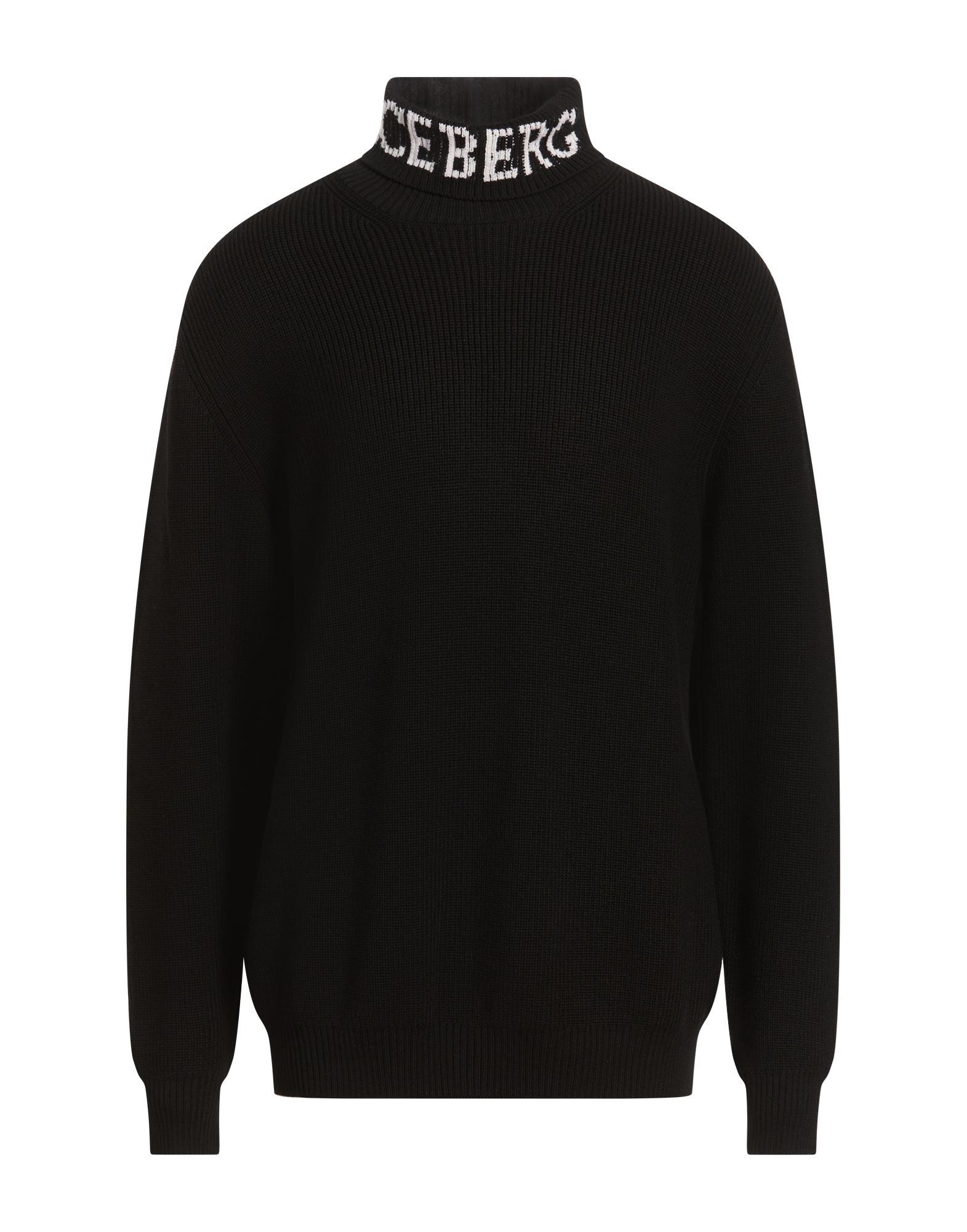 ICEBERG Rollkragenpullover Herren Schwarz von ICEBERG