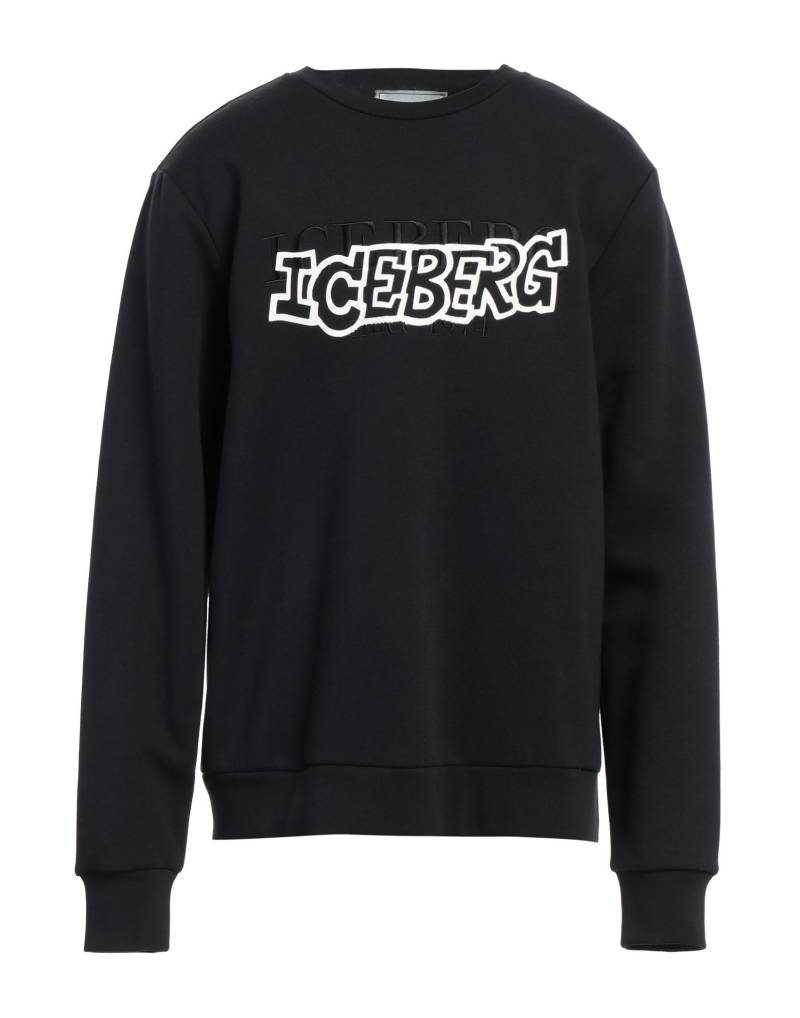 ICEBERG Sweatshirt Herren Schwarz von ICEBERG