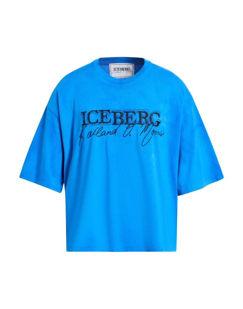 ICEBERG T-shirts Herren Azurblau von ICEBERG
