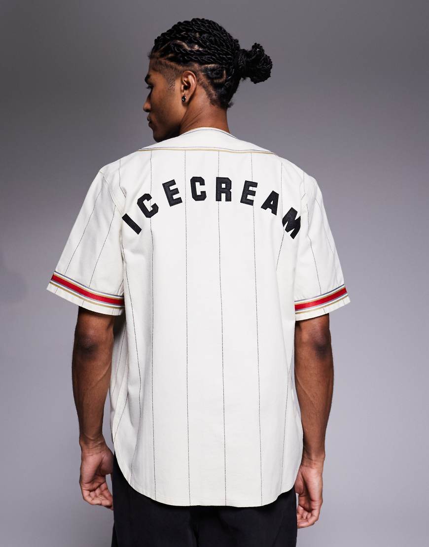 ICECREAM - Baseball-Trikot in Weiß von ICECREAM