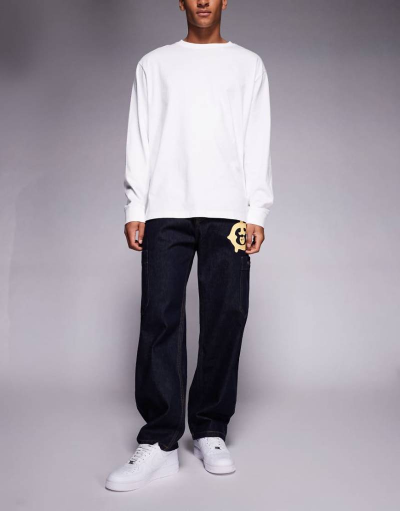 ICECREAM - Gerade geschnittene Denim-Jeans in Indigoblau mit Western-Details von ICECREAM