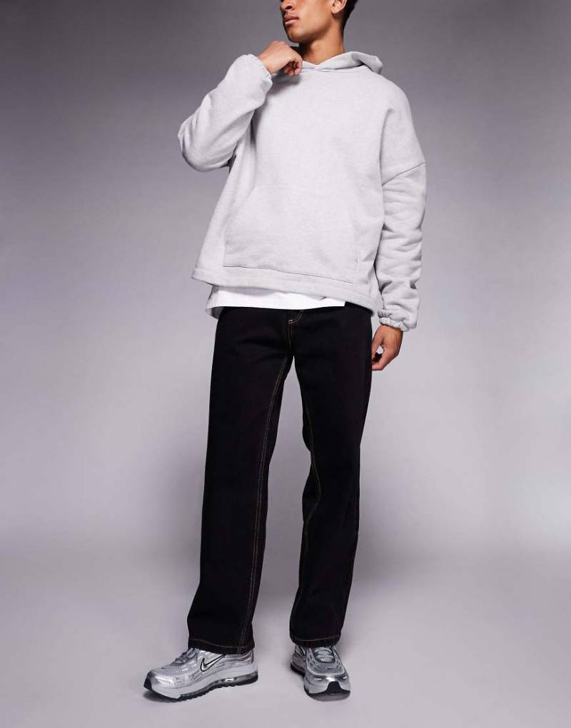 ICECREAM - Small Running Dog Double Scoop - Relaxed-Fit-Jeans in Schwarz von ICECREAM