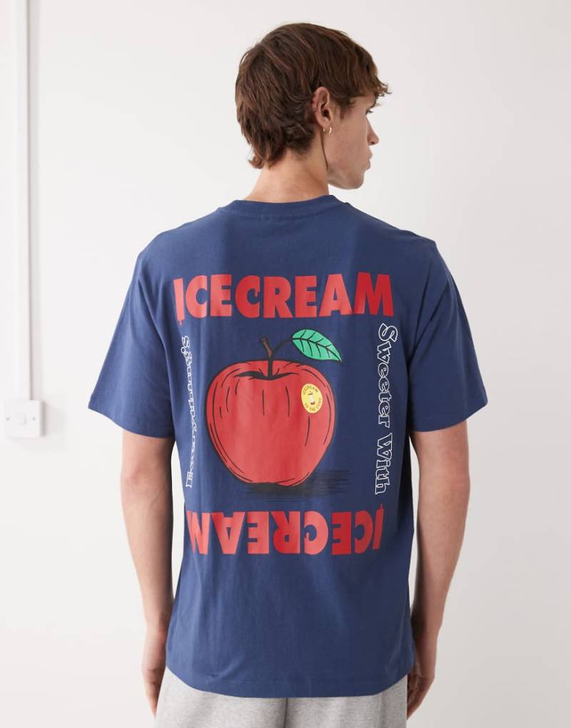 ICECREAM - To The Core - T-Shirt in Marineblau von ICECREAM