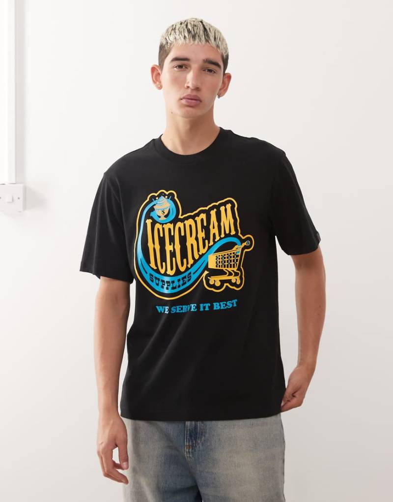 Icecream - Convenience - T-Shirt in Schwarz von ICECREAM