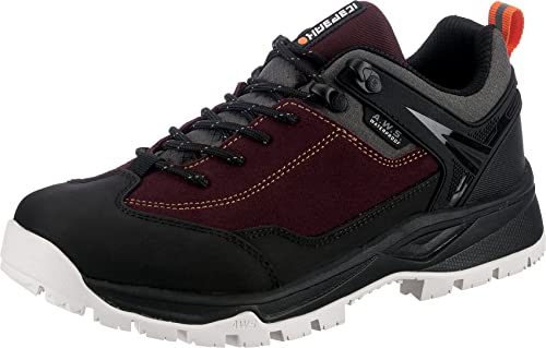 ICEPEAK Damen Halbschuh Abai Bordeaux/schwarz/dunkelgrau/orange 39 von ICEPEAK