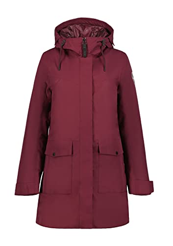 ICEPEAK Alpena Parka für damen Burgunder 36 von ICEPEAK